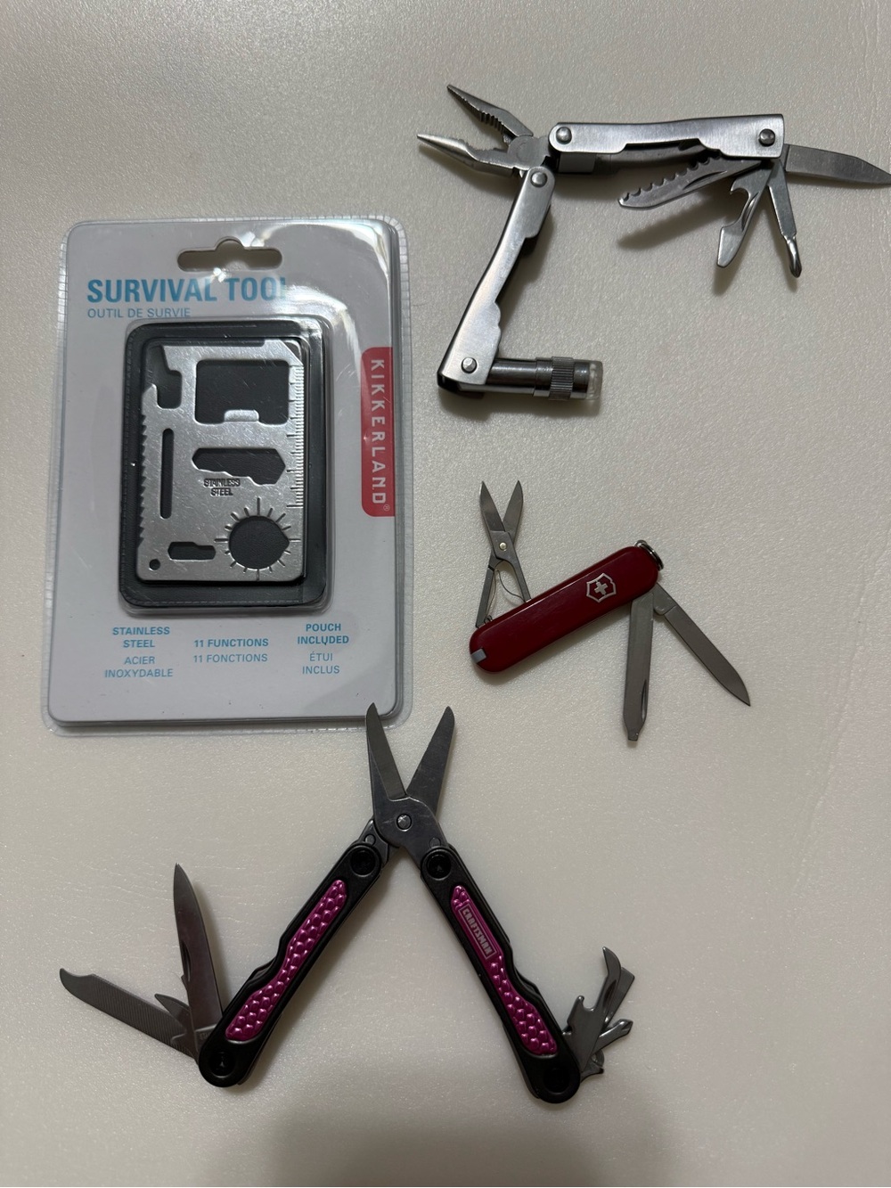 Swiss Army, Craftsman, a third Pocket MultiTool & Survival Tool Bundle